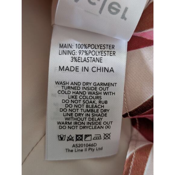 Acler Coleman Mini Dress Pink Wandering Floral Sz 6 Cowl Neck Long Sleeve Flared - Picture 10 of 11